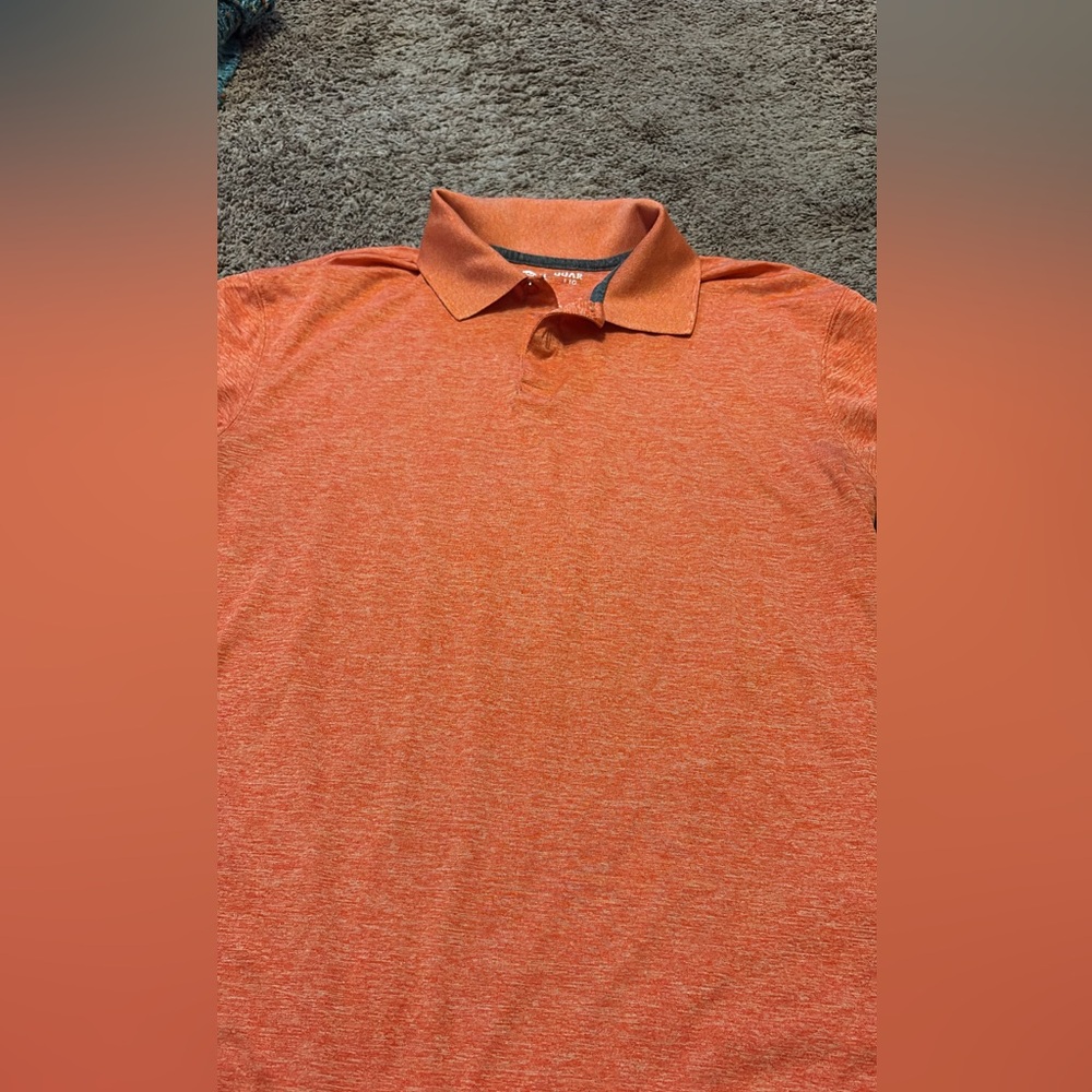 Men's Orange Polo Shirt